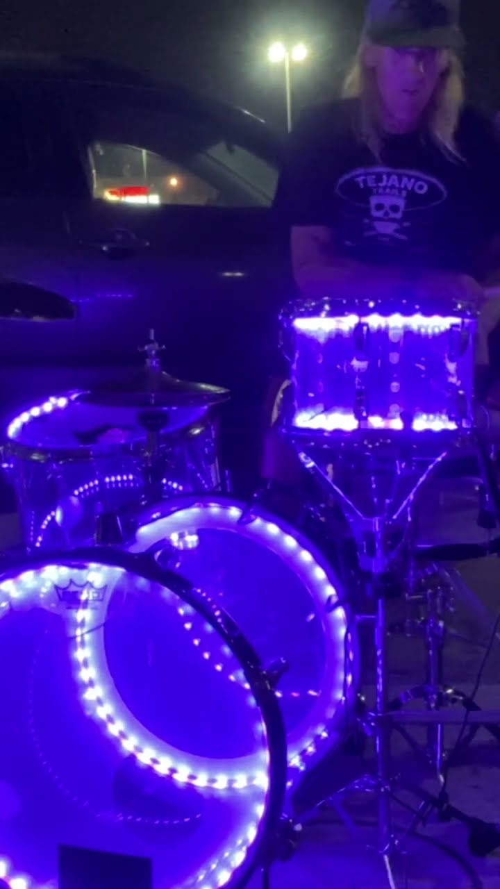 Motorheadhunters drummer - Brian Foster playing drums, November 23, 2025