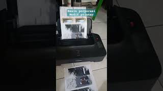 Test Drive Mesin porporasi modif Printer super ngebut #amazing #satisfying #percetakanmalang #fyp