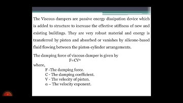 Fluid Viscous Dampers