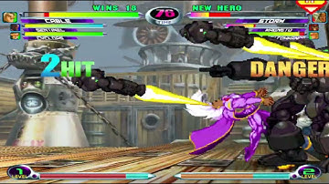 Marvel vs. Capcom 2 - Cable, Sentinel, Captain Commando vs. Magneto, Storm, Captain Commando