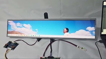 24inch 1920x360 LCD Controller Board With HDMI AV USB LCD Controller Board