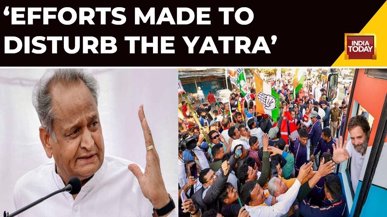 Ashok Gehlot Speaks On Bharat Jodo Nyay Yatra Says Efforts Made To Disturb The Yatra YouTube
