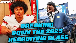 Reacting to the Top 2025 Recruiting Classes and Players! | PFF