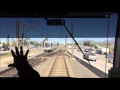 LA Metro Rail HD 60fps: AnsaldoBreda P2550 718 Gold Line RFW (APU Citrus College-Union Station) 4x