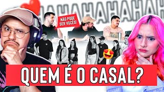 eles ENGANARAM todo mundo no QUEM É O CASAL? | React Aqueles Caras