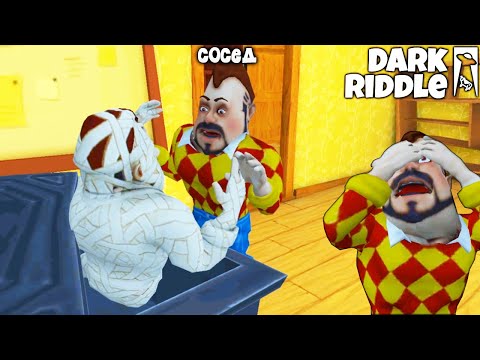ОЖИВИЛ МУМИЮ против НОВЫЙ ПРИВЕТ СОСЕД на ХЭЛЛОУИН! Dark Riddle 2 Story Mode