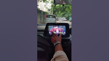 GT 10 Car Android Player installed in brezza