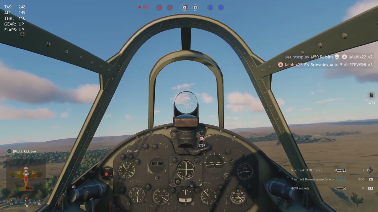 More defensive flying