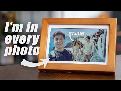 I built a Picture Frame that adds me to every Photo