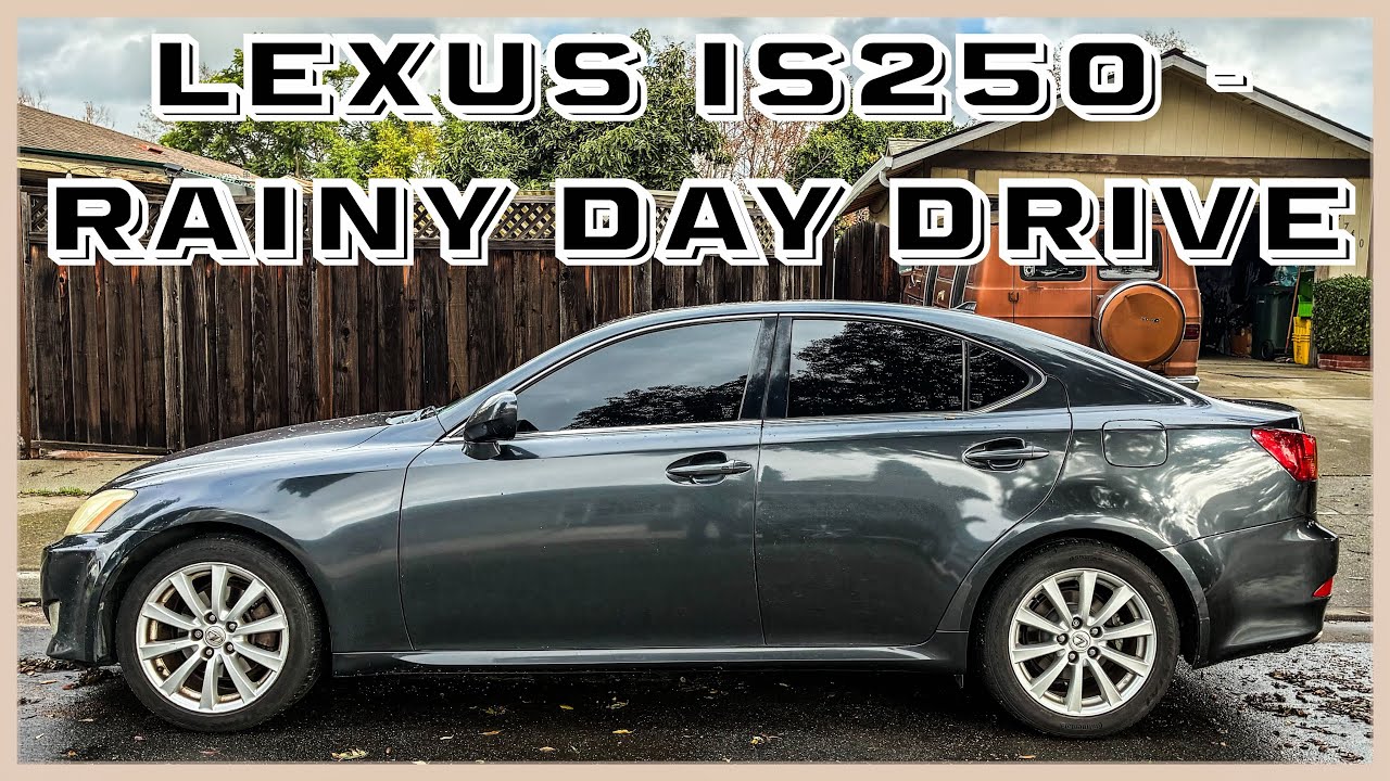 Lexus IS250: A Relaxing Rainy Day POV Drive