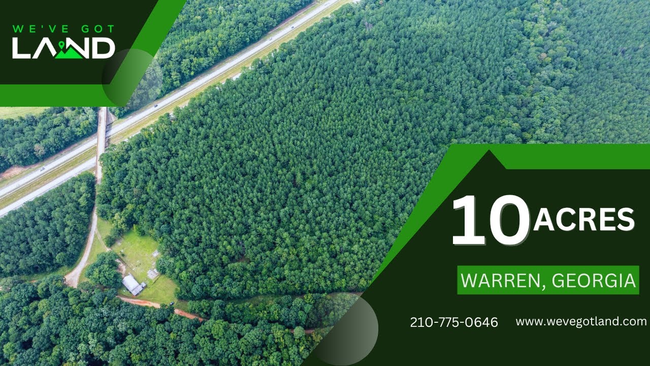 Land For Sale - 10 acres in Warren, GA