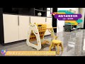 3-in-1 Kids Study Table: Magnetic Drawing Board & Bookshelf Convertible to Desk for Learning