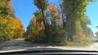 A journey from Deering, NH to Milford, NH, fall foliage
