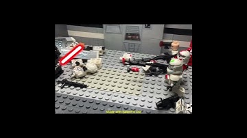 Darth vader destroys clone troopers