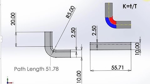 Sheet Metal K Factor (What is it and How to Measure it) Solidworks