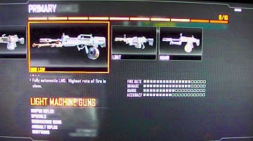 BLACK OPS 2 || LIGHT MACHINE GUNS|| OVERVIEW!