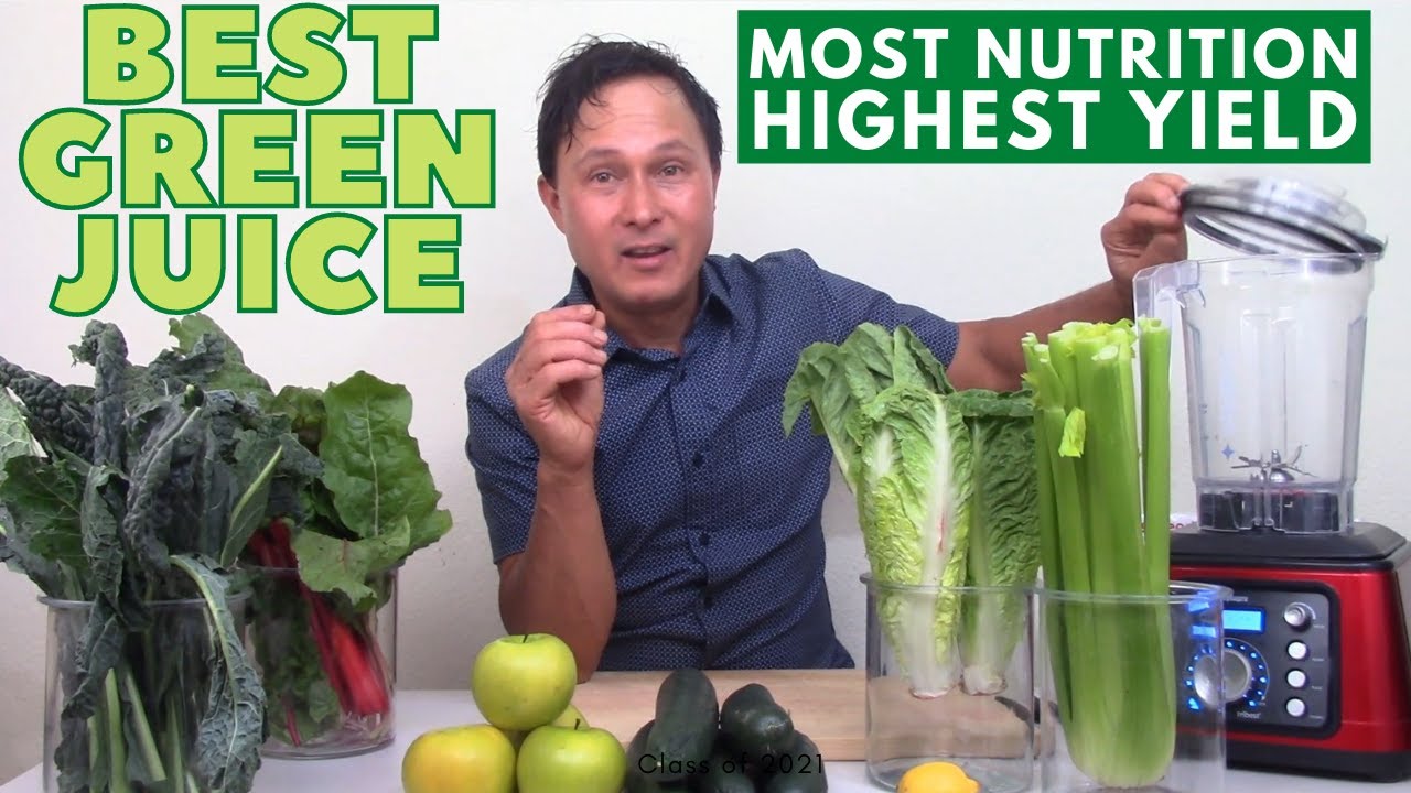 How to Make AntiOxidation Green Juice Vacuum Juicing Recipe YouTube
