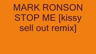 MARK RONSON stop me remix