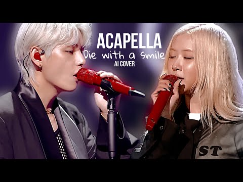Taehyung × Rose AI cover acapella 'Die with a smile' by Lady gaga & Bruno mars