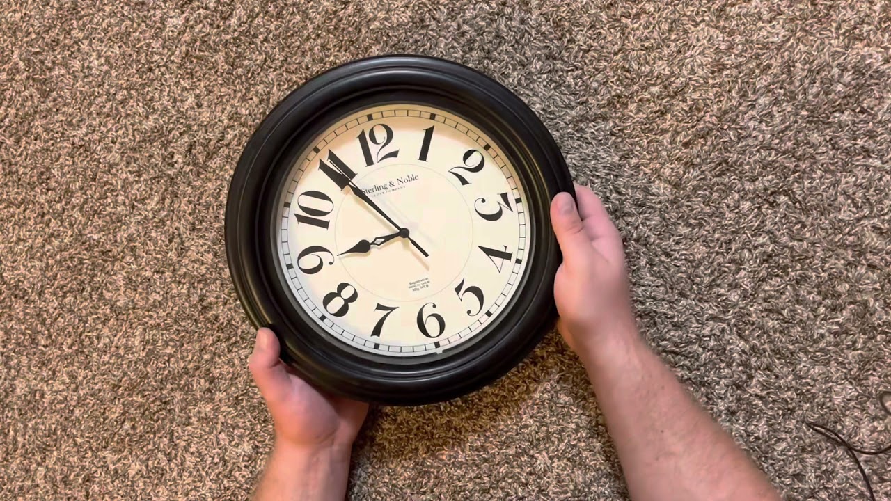 How to change the time on a clock
