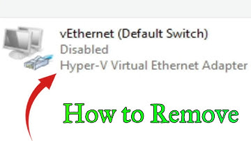 De Hyper-V virtuele Ethernet-adapter verwijderen