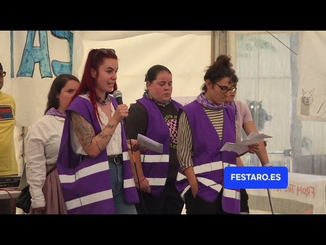 Fiestas de San Jorge/Sanduzelaiko Jaiak 2026: Concentración en contra de las Agresiones.