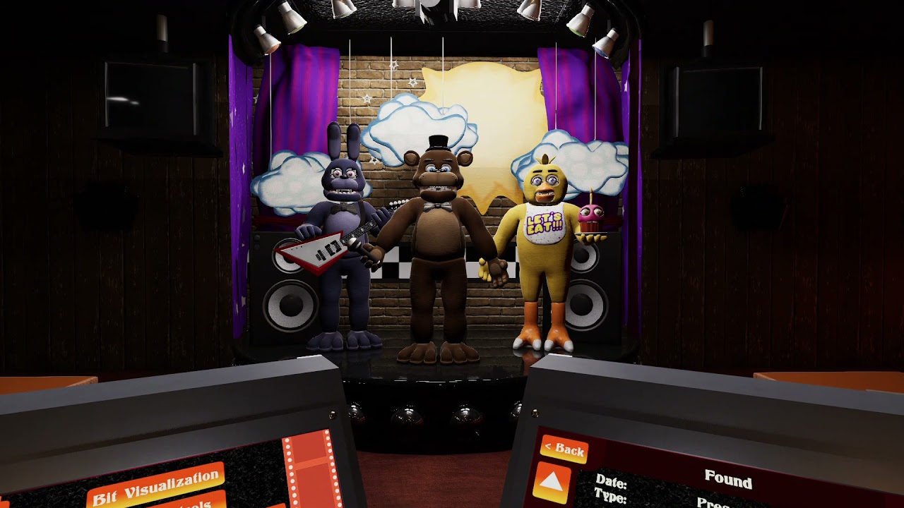 All Stages & Animatronic Costumes In Faz-Anim