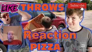 Reaction To Kid Temper Tantrum Throws Pizza On Van Because He Wanted Mcdonalds Original