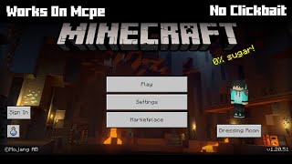 Loading Screen Cave and Cliff || Works on Mcpe || No Clickbait screenshot 3
