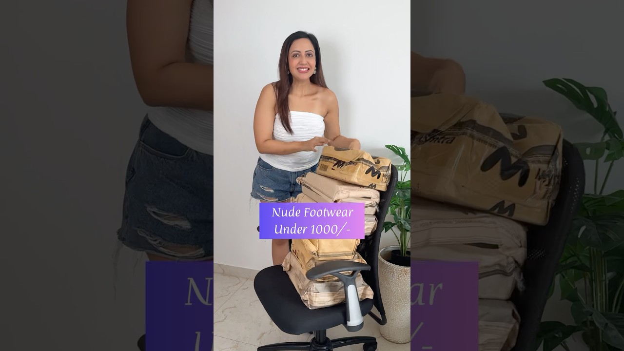 I loved these Nude Footwear under 1000 Rupees from Myntra| Must try #garimasgoodlife