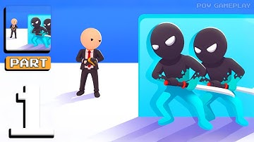 Camo Assassin - Gameplay Walkthrough Part 1 - Casual Problem Solver Game (iOS, Android)