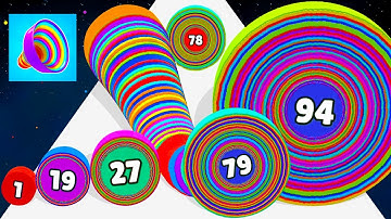 LEVEL UP CIRCLES - ASMR Gameplay (Level Up Layer Runner)