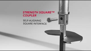 Strength Squared™ Helical Piles | Faster Installs. Consistent Connections.