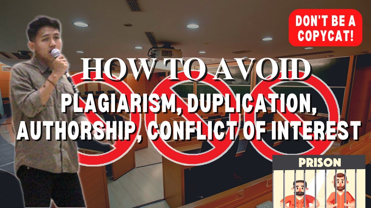 Publication Guideline - Plagiarism, Duplication, Authorship, & Conflict of Interest