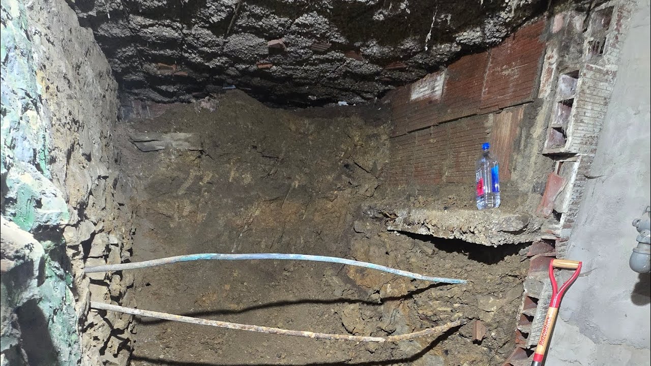 Demo old cellar,create a new room after lots of hand excavation&new block foundation walls/footers