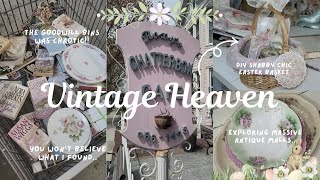 INSANE Antique Malls + Thrifting at the Goodwill Bins | Easter Weekend Vlog