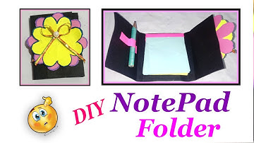 DIY NotePad Folder | Organizer | Back to School