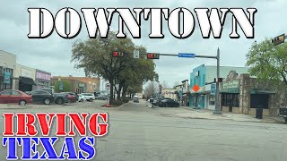 Irving  Texas  4K Downtown Drive