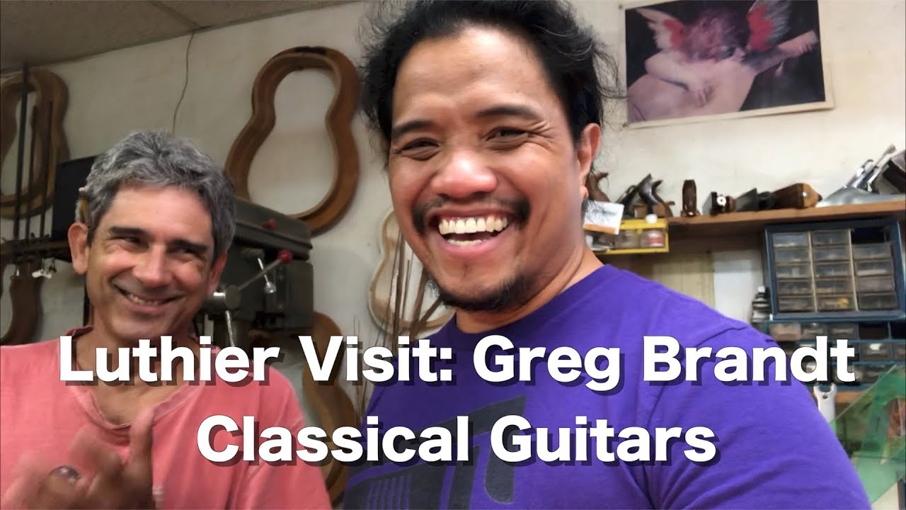 В гостях у мастера Грега Брандта | Подпиливание ладов | Игра на классических гитарах