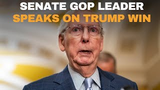 US Election Results LIVE | Mitch McConnel Speaks On Trump Victory, GOP Win In Senate | Trump LIVE