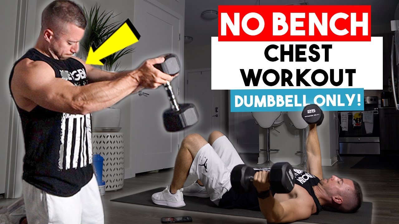 Full Dumbbell Only Chest Workout For A Bigger Chest At Home Chest