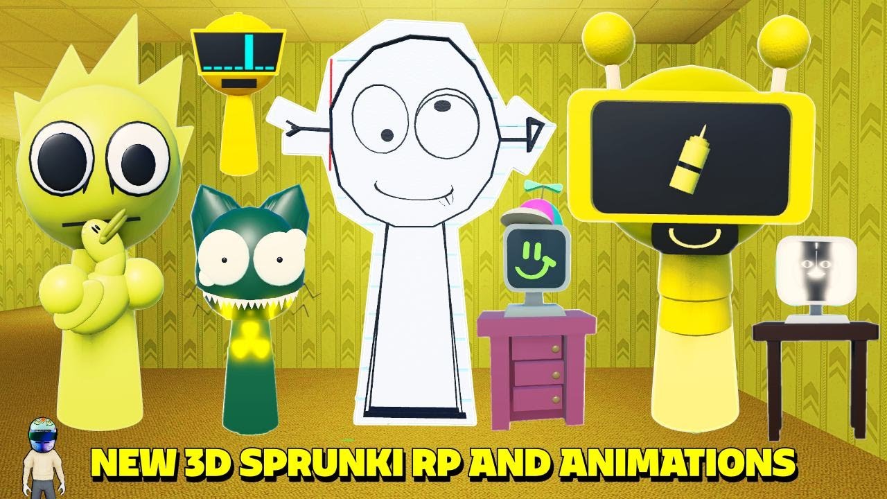 [ HUGE UPD! ] How to get 7 New Sprunki Morphs | 3D Sprunki RP And ...