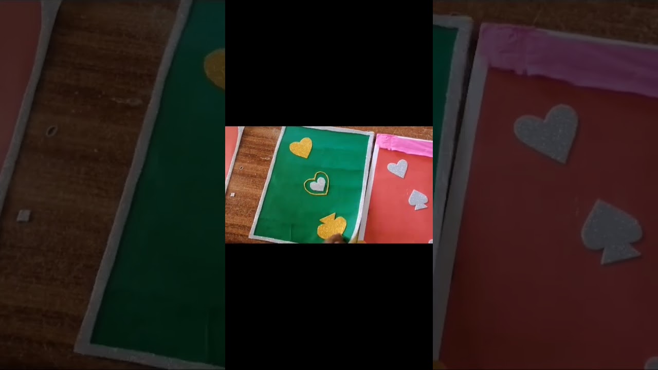 Teachers day card preparations students