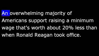President Obama February 15th, 2014 -  Weekly Address - Raise the Minimum Wage