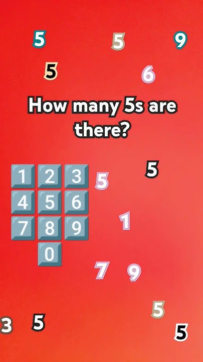 how-many-5s-are-there-fun-canyoudoit-fy-fyp-fyp-youtube