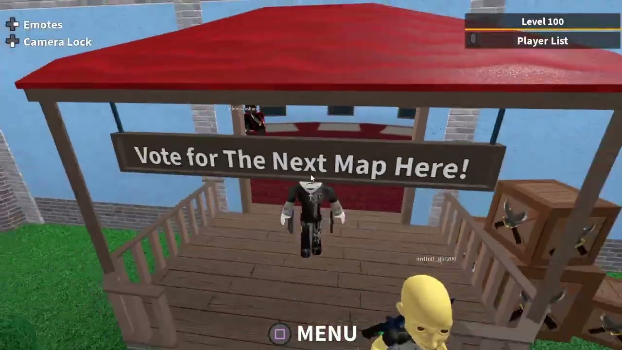 Playing roblox mm2 cause i was bored