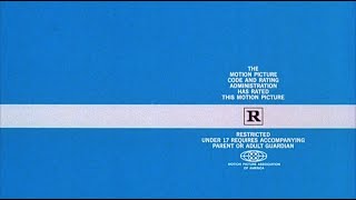 MPAA Rating Card (R)/New World Pictures (1972)