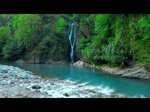 Одно из любимых мест в Сочи. Ореховский водопад и дорога на Ажек