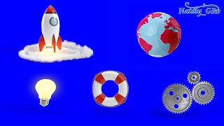 Футажи хромакей Ракета Земля Footages chromakey ROCKET EARTH