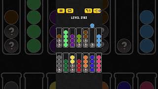 Ball sort puzzle, level 2183